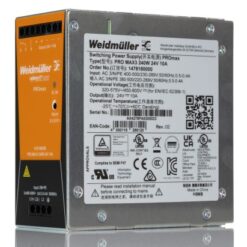 Weidmuller Weidmüller PRO MAX Switch Mode DIN Rail Power Supply, 320 → 575V ac ac, dc Input, 24V dc dc Output, 10A Output,