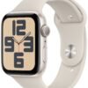 Apple Watch SE 44mm Alu Case/Starlight Sport Band 2023 - S/M