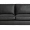 Argos Home Aleeza Faux Leather 3 Seater Sofa - Black