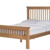 Argos Home Aubrey Kingsize Wooden Bed Frame - Oak Stain