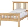 Argos Home Aubrey Single Wooden Bed Frame - Oak Stain