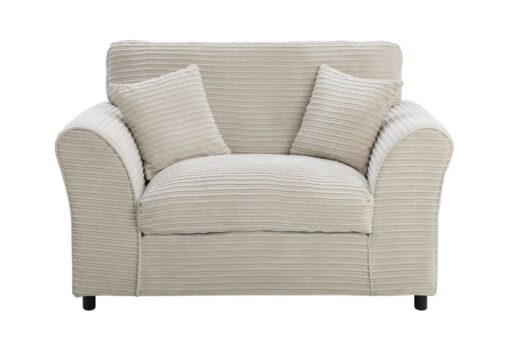 Argos Home Harry Fabric Cuddle Chair - Stone