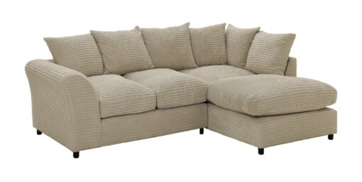 Argos Home Harry Fabric Right Hand Corner Sofa - Stone