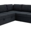 Argos Home Miller Fabric Corner Sofa Bed - Charcoal