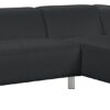 Argos Home Moda Right Hand Corner Chaise Sofa - Black