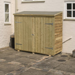 Buckthorn 6ft. W x 3ft. D Overlap Pent Wooden Bike Shed