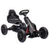 HOMCOM Children Pedal Go Kart w/ Adjustable Seat, Handbrake - Black