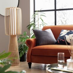 Habitat Achille Japonica Floor Lamp - Ash