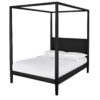 Habitat Blissford Four Poster Double Wooden Bed Frame -Black