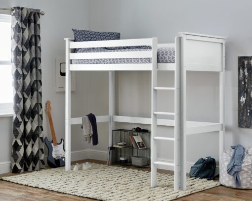 Habitat Brooklyn High Sleeper Bed Frame - White