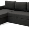 Habitat Carter Left Hand Corner Chaise Sofa Bed - Charcoal