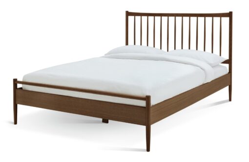 Habitat Chiltern Spindle Double Wooden Bed Frame - Walnut