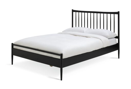 Habitat Chiltern Spindle Kingsize Wooden Bed Frame - Black