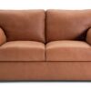 Habitat Florence Leather 2 Seater Sofa - Tan