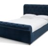 Habitat Harrogate Double Velvet Ottoman Bed Frame - Navy