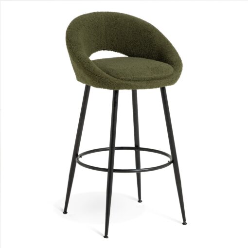 Habitat Hermione Metal Bar Stool - Green