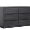 Habitat Jenson 3+3 Drawer Chest - Black Brown