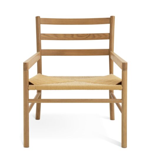 Habitat Laurie Solid Oak Lounge Chair - Natural