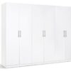 Habitat Munich 6 Door Wardrobe - White Gloss