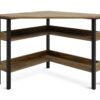 Habitat Nomad Corner Office Desk - Oak