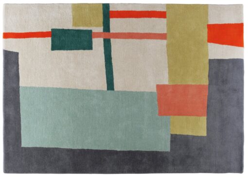 Habitat Quentin Wool Shaggy Rug - 140x200cm - Multicoloured