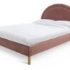 Habitat Sol Sunrise Double Velvet Bed Frame - Pink