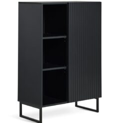 Habitat Tono 1 Door Cabinet - Black