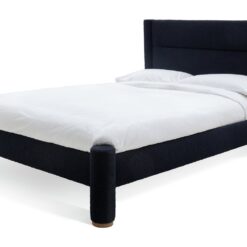 Habitat Vallero Luxe Double Boucle Bed Frame - Navy