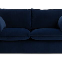 Habitat Willow Velvet 2 Seater Sofa - Navy