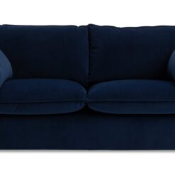 Habitat Willow Velvet 3 Seater Sofa - Navy