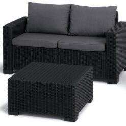 Keter California 4 Seater Garden Sofa Set - Graphite