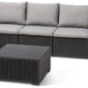 Keter California 5 Seater Garden Sofa Set - Grey