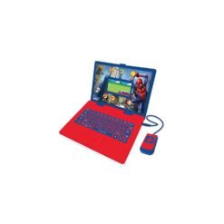 LEXIBOOK JC798SPi1 Spider-Man Educational and Bilingual Laptop French/English-Toy for Child Kid (Boys & Girls) 130 Activities, Learn Play Games a