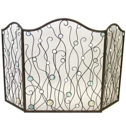 Laursen 3 Panel Fireplace Screen