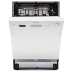 Montpellier MDI655W 60cm Semi Integrated Dishwasher With 12 Place Settings