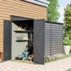 Outdoor Steel Motorcycle Storage Shed