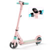 (Pink) Electric Scooter for Kids and Teens, Folding E Scooter, 8KM,130W, LED Display,14km/h,2 Brakes