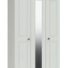 Rendlesham 3 Door Mirror Wardrobe - White