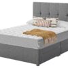 Sealy Eldon Comfort Kingsize 4 Drawer Divan Bed - Grey