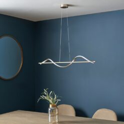 Shore Light Caliso Metal LED Pendant Bar - Gold