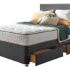 Silentnight Memory Double 4 Drawer Divan Bed - Charcoal