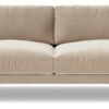 Swoon Almera Velvet 3 Seater Sofa - Taupe