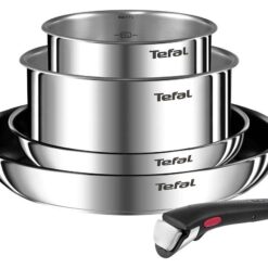 Tefal Ingenio Emotion 5 Piece Stainless Steel Pan Set