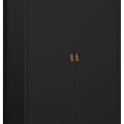 Tvilum Madrid 2 Door Wardrobe - Black