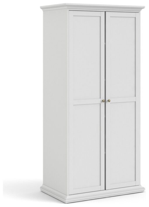 Tvilum Paris 2 Door Wardrobe - White