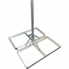 2 inch Galvanised Satellite Aerial Flat Roof Mount NPR Mast Outdoor Bracket