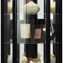 Argos Home 1 Glass Door Corner Display Cabinet - Black