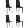 Argos Home 4 Lido Metal Dining Chairs - Black