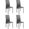 Argos Home 4 Lido Metal Dining Chairs - Grey