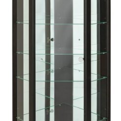 Argos Home 7 Shelf Glass Corner Display Cabinet - Black